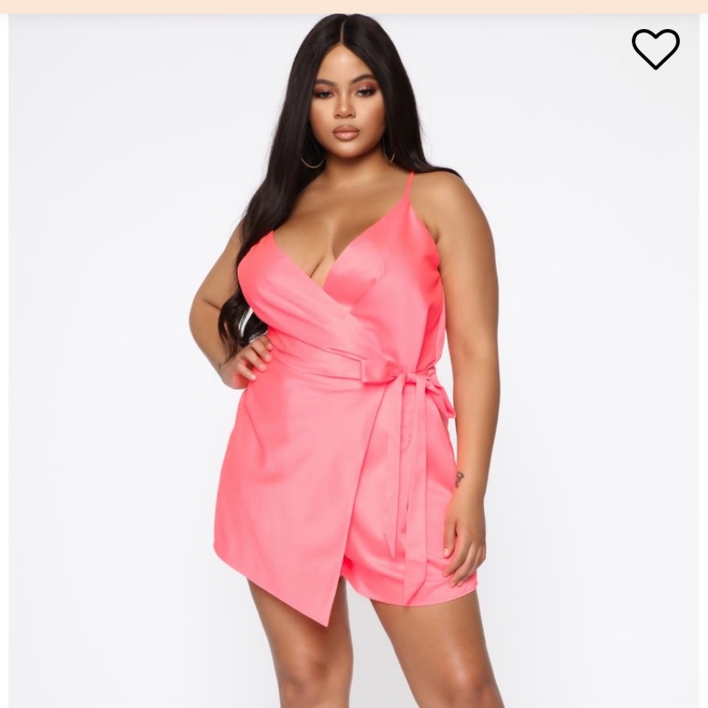 Romper with tie ( pink ) - Picture 5 of 5